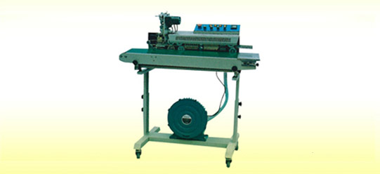 Color ribbon printing Air suction continuous band sealer