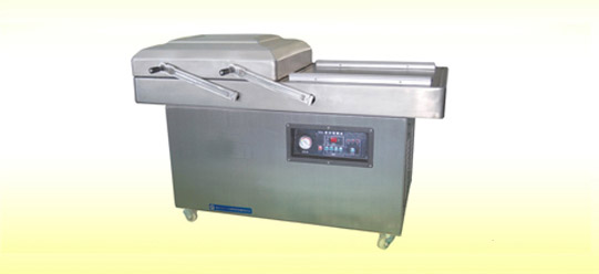 Double chamber vacuum packager